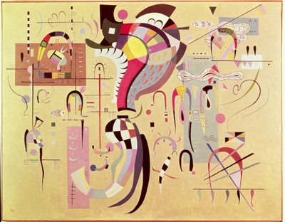Centro Acompanhado, 1937 de Wassily Kandinsky
